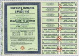 Cie Française Des Grands Vins - Landbouw