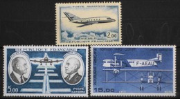 FRANCE 1965/71 - POSTE  AERIENNE N° 42 - 46 - 57  - 3 Timbres NEUF** 10,00€ - 1960-.... Postfris