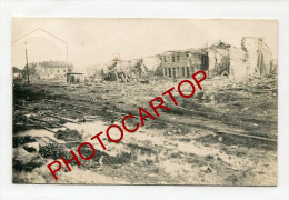 GARE Detruite-COMINES-KOMEN-!? -Carte Photo Allemande-Guerre14-18-1WK -BELGIQUE-BELGIEN-Flandern-59- - Comines-Warneton - Komen-Waasten