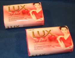 AROMATIC LUX BEAUTY BATH SOAPS BARS 85gr SOFT TOUCH X2 NEW - Andere & Zonder Classificatie