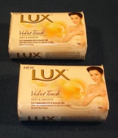 AROMATIC LUX BEAUTY BATH SOAPS BARS 85gr VELVET TOUCH X2 NEW - Sonstige & Ohne Zuordnung