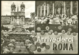 ROMA ROME ´ARRIVEDERCI ROMA´ OLD POSTCARD - Trasporti