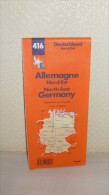 Carte Michelin N° 416 Deutschland Nord-Ost Allemagne Nord-Est Berlin Kiel - Turismo Y Regiones