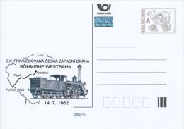 Czech Republic 2012  - Czech West Railway, MNH - Postales