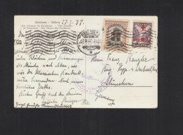 Greece PPC Athens 1937 To Germany - Covers & Documents