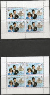 Anguilla 1981 - Royal Wedding Booklet Panes - Both Wmks SG468a , 468wa, 469a & 469wa MNH Cat £4.30 SG2002!!!  See Notes - Anguilla (1968-...)