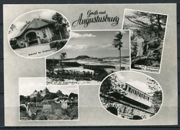 (1011) Gruß Aus Augustusburg / Mehrbildkarte S/w - Gel. 1964 - DDR - Bild Und Heimat - Augustusburg