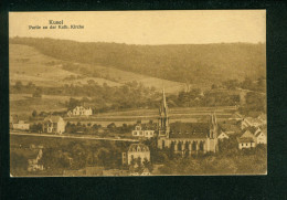 AK Kusel, Partie An Der Kath. Kirche, Beschr. 1928 (3503) - Kusel