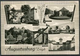 (1014) Augustusburg / Erzgeb. / Mehrbildkarte S/w - Gel. 1966 - DDR - Augustusburg