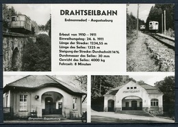 (1016) Drahtseilbahn Erdmannsdorf - Augustusburg / Mehrbildkarte - Gel. 1966 - DDR - Augustusburg