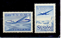 Finlande 1963 " Avion "  Xx Yvert  Aé-8/9 - Nuevos