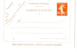 LPHTX4 - EP CL SEMEUSE CAMEE COULEUR ECARLATE DATE 909  NEUVE - Letter Cards