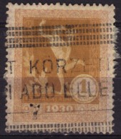 1930 Hungary - Value Added Tax (VAT) FISCAL BILL Tax - Revenue Stamp - 1 P - Used - Fiscaux