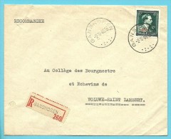 724N Op Brief Aangetekend Met Stempel GANSHOREN - 1946 -10%