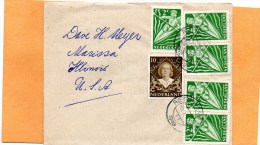 Netherlands Old Cover Mailed To USA - Briefe U. Dokumente