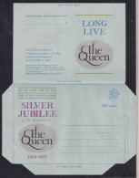 GB 1977 Air Mail Letter Silver Jubilee Unused... ( B80 ) - Luftpost & Aerogramme