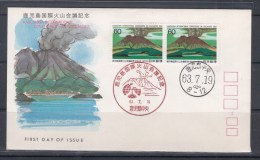 Japan 1988 Mt. Sakurajima, Kagoshima Int'l Conference On Volcanoes FDC - Volcans