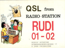 (436) Map Of QSL Rudi - Radio