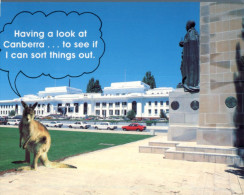 (799) Australia - ACT - Canberra Old Parliament Building + Kangaroo - Canberra (ACT)