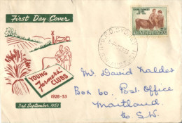 (111) Australia FDC Cover - 1953 - Young Farmers Club - Covers & Documents