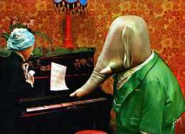 BABAR Le Petit Elephant Joue Du Piano, Emission De Tele Cree Par L DeBrunhot J Marillier Decorateur - Séries TV