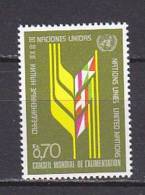 H0492 - ONU UNO GENEVE N°62 ** ALIMENTATION - Unused Stamps