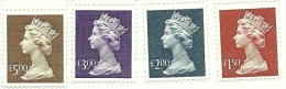 1999 - Gran Bretagna 2083/86 Effigie, - Unused Stamps