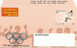 Delcampe - REF CIRC4 - VIET NAM - AEROGRAMME NEUF ACEP  N°18 THEME JEUX OLYMPIQUES LOS ANGELES - Vietnam