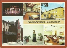 AK Reichenbach Kreiskulturhaus Neuberinhaus Mehrbild Farbfoto 1989 #2075 - Reichenbach I. Vogtl.