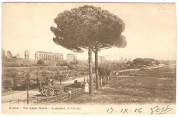 ROMA  ---   Via  Appia  Nuova  --  Acquedotti  Di  Claudio   (  ATTELAGE ) - Panoramic Views