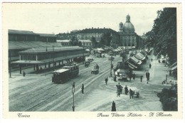 TORINO   ---  Piazza Vittorio Filiberto  -  Il  Mercato   ( TRAM ) - Plaatsen & Squares