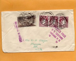Ireland Old Cover Mailed To USA - Briefe U. Dokumente