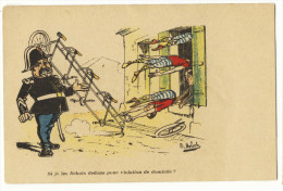 B. MOLOCH.-  Carte Humoristique Sur La Police.  Carte Rare - Moloch