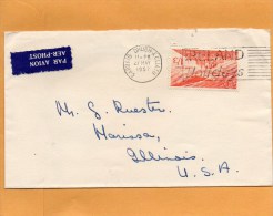 Ireland Old Cover Mailed To USA - Covers & Documents