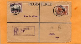 South Africa 1929 Registered Cover - Briefe U. Dokumente