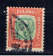 IS Island 1907 Mi 54 Christian X. Frederik - Used Stamps