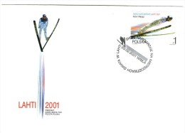 Poland 2001 - Ski Jumping, FDC - Jumping