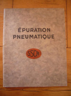 Plaquette Publicitaire Epuration Pneumatique SociétéStéphanoise Constructions Mécaniques Saint-Etienne Loire - Advertising