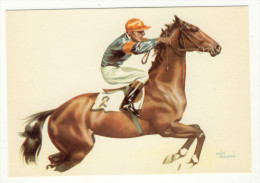 André BERMOND. - Thème Cheval.  Jockey N° 2 - Bermond