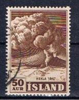 IS+ Island 1948 Mi 250 Hekla - Used Stamps