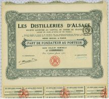 Les Distilleries D'Alsace - Landbouw