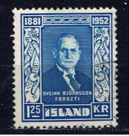 IS+ Island 1952 Mi 281 Björnsson - Used Stamps