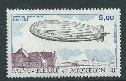 St Pierre Et Miquelon P A N° 66 XX Transports Aériens : 5 F. Sans Charnière, TB - Non Classés