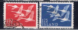 IS Island 1956 Mi 312-13 Schwäne - Used Stamps