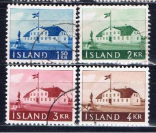 IS Island 1958 1961 Mi 329-30 347-48 Regierungsgebäude - Used Stamps