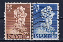 IS Island 1960 Mi 340-41 Flüchtlinge - Used Stamps