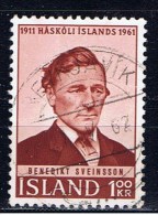 IS+ Island 1961 Mi 356 Benedikt S. - Used Stamps