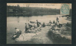 CHATELUS MALVALEIX - A L'Etang Des Prugnes (belle Animation Lavandières ) - Chatelus Malvaleix