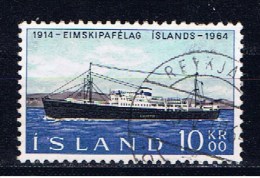 IS Island 1964 Mi 377 Schiff - Gebraucht