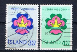 IS Island 1964 Mi 378-79 Pfadfinder - Used Stamps